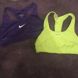 2 sports bras